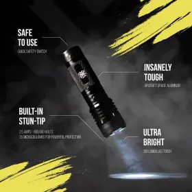 850060210334 PAIN SAFARI Ultra Light Stun Gun Flashlight #2