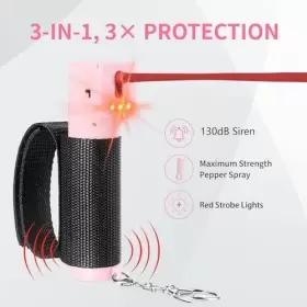 714855159171 PAPASAFETY Alarm Pepper Spray Defence Set Women #2