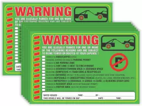 689999334992 PARTH IMPEX Parking Violation Stickers Notice