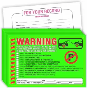 PIMPEX-0087 PARTH IMPEX Parking Violation Stickers Notice Tow