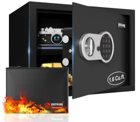 6223644A PATRON Fireproof Safe Document Box Office Digital