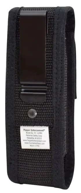 734122003853 PEPPER ENFORCEMENT Belt Clip Holster Canisters #3