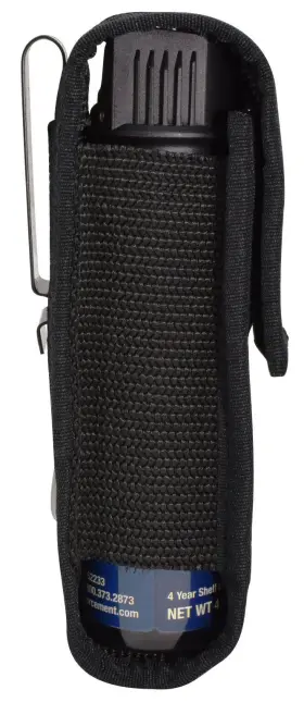 734122003853 PEPPER ENFORCEMENT Belt Clip Holster Canisters