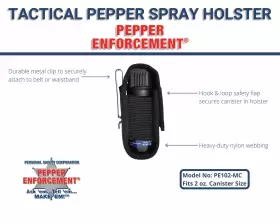 734122003860 PEPPER ENFORCEMENT Belt Clip Tactical Holster #2
