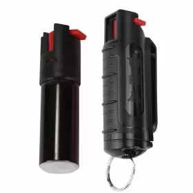 Pepper Plus 195583754690 Spray With Hard Case Key Ring Belt Clip - Black 0.75 Oz Pepper Plus 195583754690 Spray With Hard Case Key Ring Belt Clip - Black 0.75 Oz