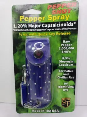 Ps-lh-cbp PEPPER SHOT Keychain Spray Defense Safety