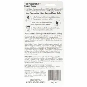 PS-4F PEPPER SHOT Spray Fogger Defense Security #3
