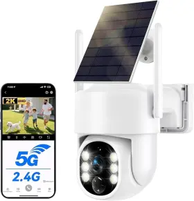 680358358864 PICTURESKY Solar Security Camera Wireless Ptz