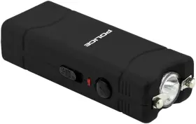 STUN-GUN-801-BLACK POLICE Defense High Voltage Mini Led