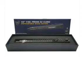 PF21TPB POLICE FORCE Press Ez Close Baton Ecpandable Steel