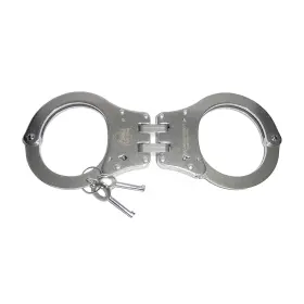 Pfhing POLICE FORCE TACTICAL Hinged Steel Handcuffs Nij Lock