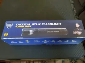 PF9200BK POLICE FORCE TACTICAL Stun Gun Flashlight Holster