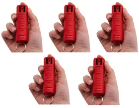 802522340769 POLICE MAGNUM Pepper Spray Key Chain Ring