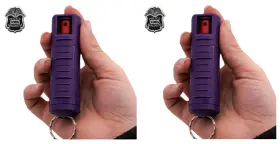 816898020859 POLICE MAGNUM Pepper Spray Key Chain
