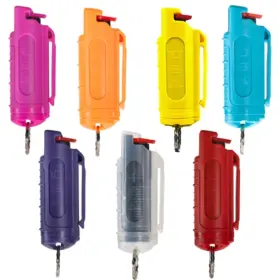 816898020989 POLICE MAGNUM Pepper Spray Keychain Set Tactical