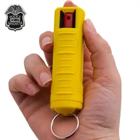 816898021023 POLICE MAGNUM Pepper Spray Key Chain Clip #2