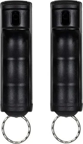 816898021405 POLICE MAGNUM Pepper Spray Top Keychain Defense