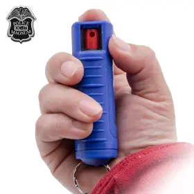 816898021917 POLICE MAGNUM Pepper Spray Key Chain #2