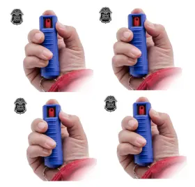 816898021917 POLICE MAGNUM Pepper Spray Key Chain
