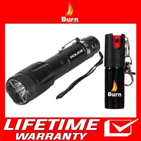 TASER-1159B POLICE Stun Gun Burn Pepper Spray Defense