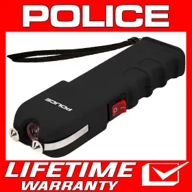 TASER-928-BLACK POLICE Stun Gun Bv Rechargeable Led