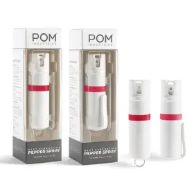 810045420448 POM Pepper Spray Pack Clip Keychain Maximum Oc