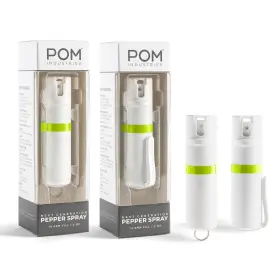 810045420462 POM Pepper Spray Pack Clip Keychain Maximum Oc