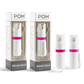 810045420486 POM Pepper Spray Pack Clip Keychain Maximum Oc