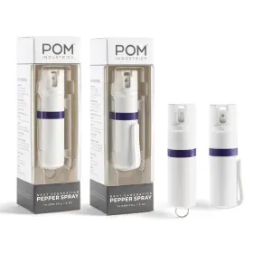 810045420493 POM Pepper Spray Pack Clip Keychain Maximum Oc