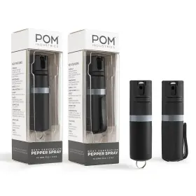 810045420554 POM Pepper Spray Pack Clip Keychain Maximum Oc