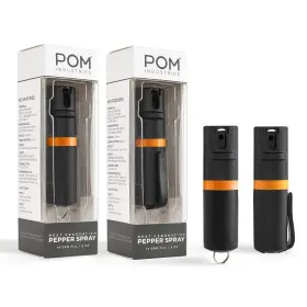 810045420578 POM Pepper Spray Pack Clip Keychain Maximum Oc