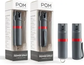810045420707 POM Pepper Spray Pack Clip Keychain Maximum Oc
