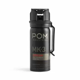 810045421889 POM Pepper Spray Belt Clip Maximum Top Safety