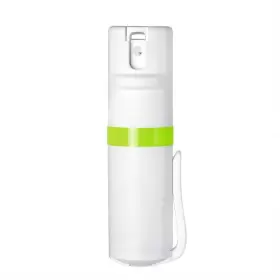 Pom 850000253124 Pepper Spray White Flip Top Pocket Clip - Maximum Strength Oc Self De