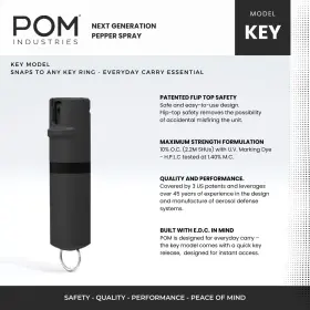 850000253186 POM Pepper Spray Top Keychain Maximum Oc #2