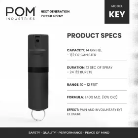 850000253186 POM Pepper Spray Top Keychain Maximum Oc #3