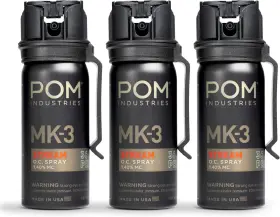 445010144178 POM INDUSTRIES Pepper Spray Belt Clip Maximum Oc