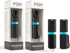 744110095722 POM INDUSTRIES Pepper Spray Pack Clip Keychain