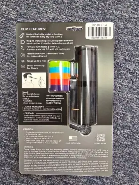 810045421384 POM INDUSTRIES Pepper Spray Clip Maximum Oc #2