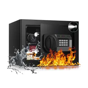 60HC PSISUVRY Feet Fire Safe Box Fireproof Lock Se