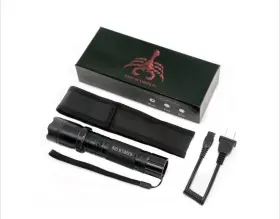 637230948231 RED SCORPION Stun Gun Million Volts Led Tactical