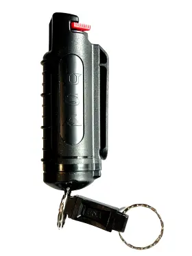 NW000S-B REDD Pepper Spray Belt Clip Release Key Ring Uv Dye