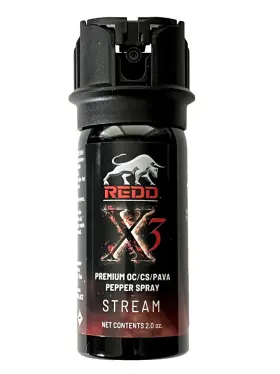 NW206S REDD Oc Pava Pepper Spray Triple Action Stream Pom Fox