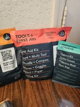 850003359250 REDFORA Earthquake Bag Go Survival Stocked #3