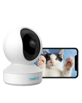 Reolink B08jhlrftb E1 3mp Hd Wireless Plug-in Indoor Wifi Security Camera Pan/tilt Night Vi