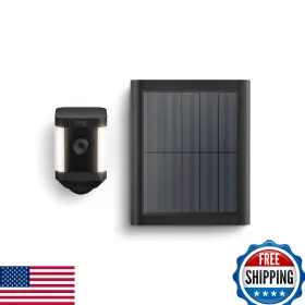 B0B83BYJW2 RING Spotlight Cam Solar Talk Night Vision Siren