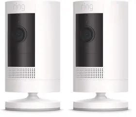 B0CD3285ZJ RING Cam Stick Up Weather Nv Talk Alexa