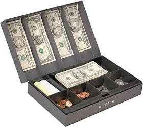 Rmgcball ROCKY MOUNTAIN GOODS Cash Box Tray Combination Lock