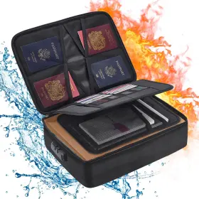 FHX-1 RUBOKA Fireproof Document Bag Box Lock Safe