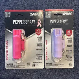 023003705017 SABRE Pepper Spray Release Key Chain Pack Pink